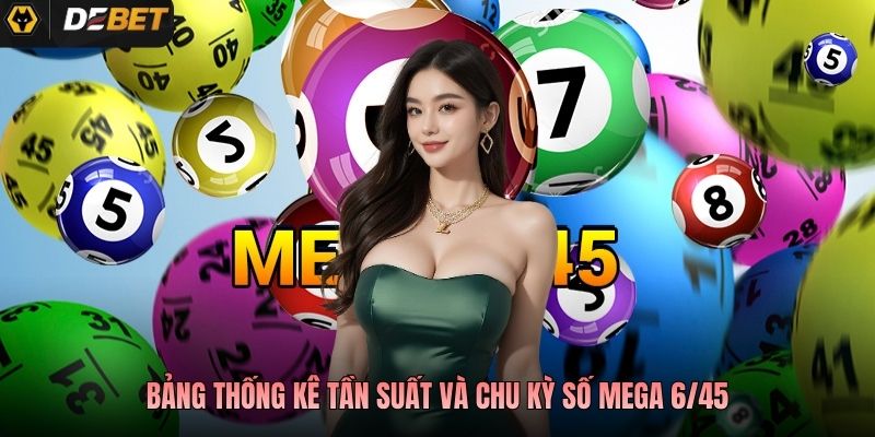 Bảng thống kê tần suất và chu kỳ số Mega 6/45
